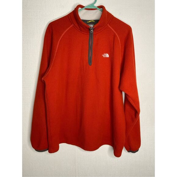 Vintage The North Face Sweater A5 Series Pullover Mens Large‎ 1/4Zip Waffle Knit - Picture 1 of 11